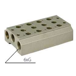 Płyta przyłączeniowa do zaworów TG