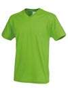 T-SHIRT MĘSKI V-NECK - SST2300 KIW - OCHRONA CIAŁA