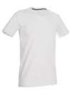 T-SHIRT MĘSKI V-NECK - SST9610 WHI - OCHRONA CIAŁA